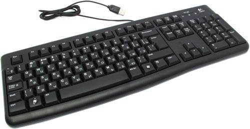 Logitech Keyboard K120 EER Black USB