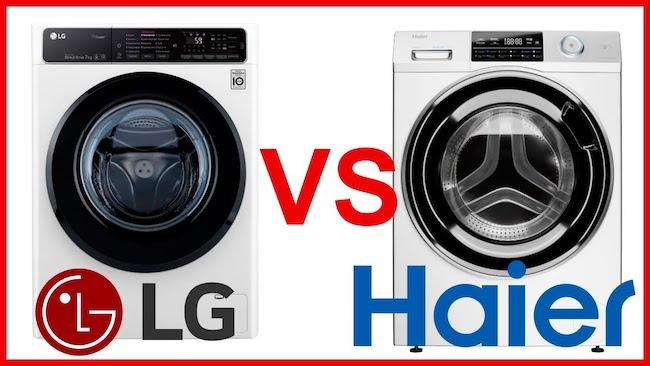Какая стиральная машина лучше LG или Haier