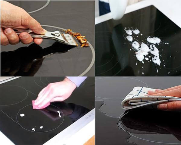 15 способов как быстро очистить стеклокерамическую плиту от нагара