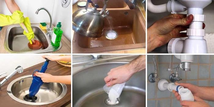 Как устранить засор в раковине на кухне: эффективные методы устранения засоров в домашних условиях